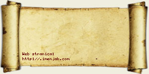 Jana Barić vizit kartica